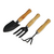Conjunto Para Jardinagem Com 3 Ferramentas de Mão