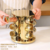 Porta Condimentos Base Giratório Inox 12 Potes - Dourado - loja online