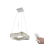 Lustre Pendente de Cristal Legítimo K9 - LED Integrado (25 x 25 cm)