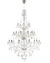 Lustre de Cristal Legítimo K9 24 Braços Pé Direito Alto
