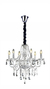 Lustre de Cristal Legítimo K9 - 6 Braços Candelabro
