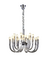 Lustre Candelabro 12 Braços Moderno Cristal Legítimo K9
