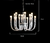 Lustre Candelabro 12 Braços Moderno Cristal Legítimo K9 na internet