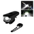 Lanterna De Bicicleta Farol Led + Sinalizador Traseiro