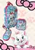 Mochila Escolar Feminina Infantil de Rodinhas com Estojo e Lancheira Gatinha Millie - comprar online