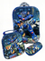 Mochila Infantil Escolar Transformer 3d Com Rodinhas Lancheira e Estojo
