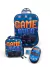 Kit Mochila Game Over Infantil Juvenil Carrinho Escolar 40 L