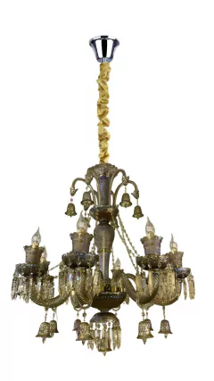 Lustre de Cristal Legítimo K9 8 Braços Baccarat