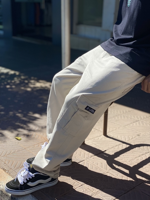 CALÇA CARGO TRIP SIDE BEGE - comprar online