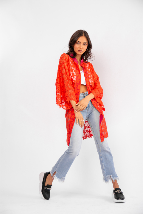 Kimono Nara Naranja