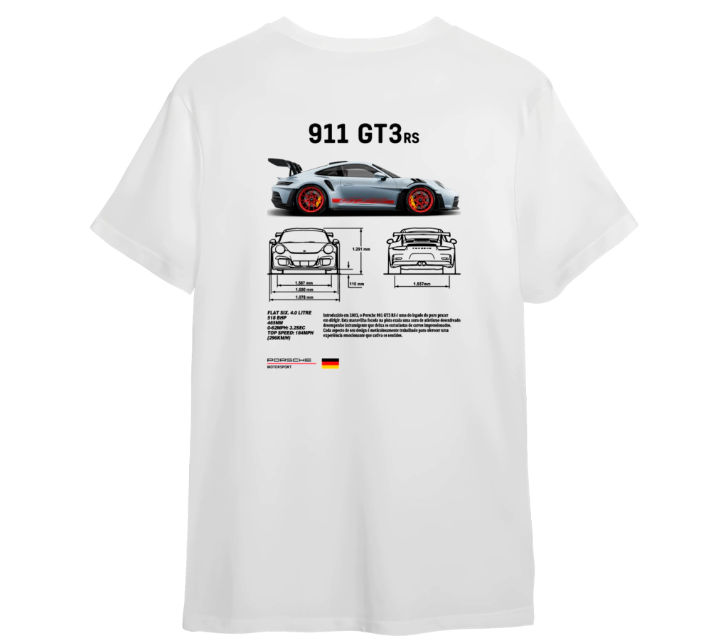 Camiseta Porsche 911 GT3rs