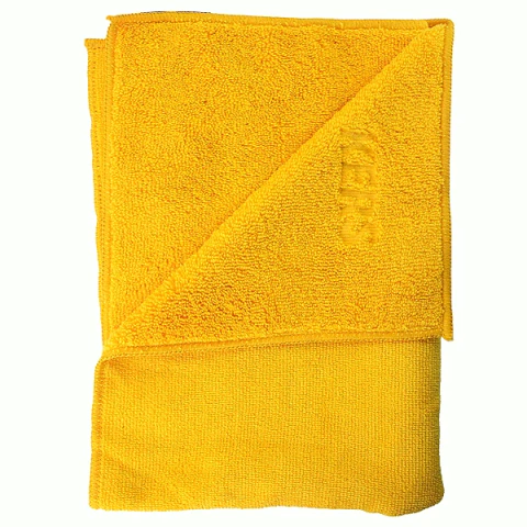 KERS TOALHA DE MICROFIBRA DUAL LOOP 60X40CM 360GSM SEM BORDA AMARELO