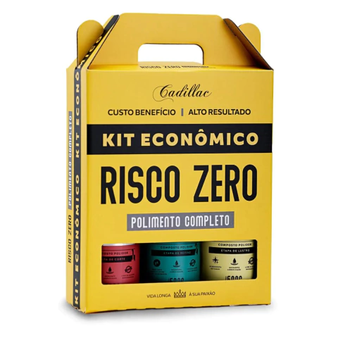 KIT RISCO ZERO CADILLAC - CORTE REFINO LUSTRO 500G
