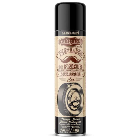 PRETEADOR DE PNEUS AEROSSOL MEN 400ML AROMA CAFÉ
