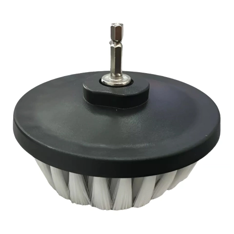 ESCOVA DE LIMPEZA PARA ESTOFADOS MACIA 120MMM14 P FURADEIRA E POLITRIZ BRANCA