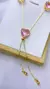 Conjunto Gravata Coração Dourado - loja online