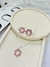 Conjunto Mandala Rosa Cravejada Prata
