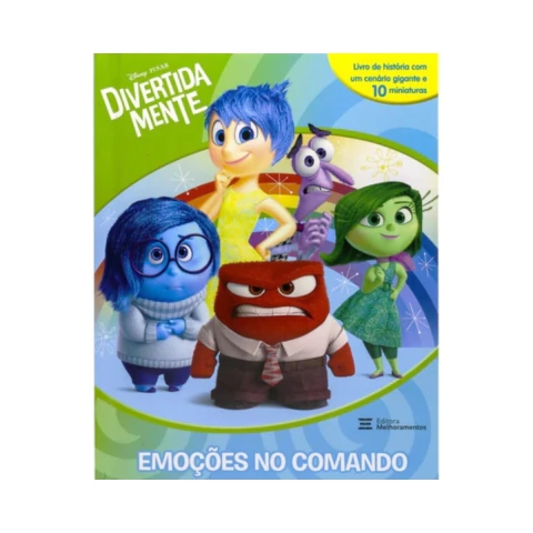 Livro Com 10 Miniaturas Divertida Mente - Emoções No Comando - comprar online