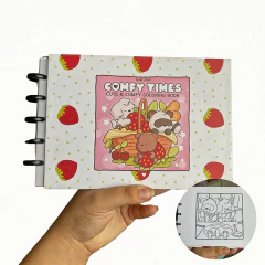 Livro de Colorir Confy & Cute (FORMATO DE DISCO) na internet