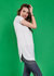 Remera Con Ruedo Irregular Indiana - tienda online