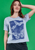 Remera Algodón Mariposa Fresa