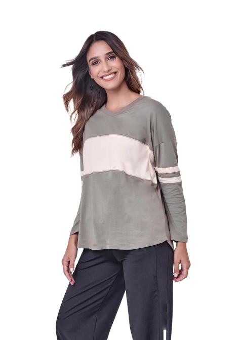 Remeron Holgado Cuello En V Flopi - comprar online