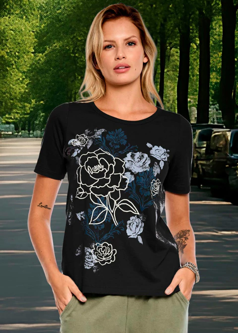 Remera Con Estampa Miranda - comprar online