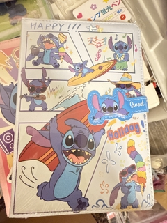 Imagem do Caderno A5 Capa Dura Stitch Fechamento com Imã