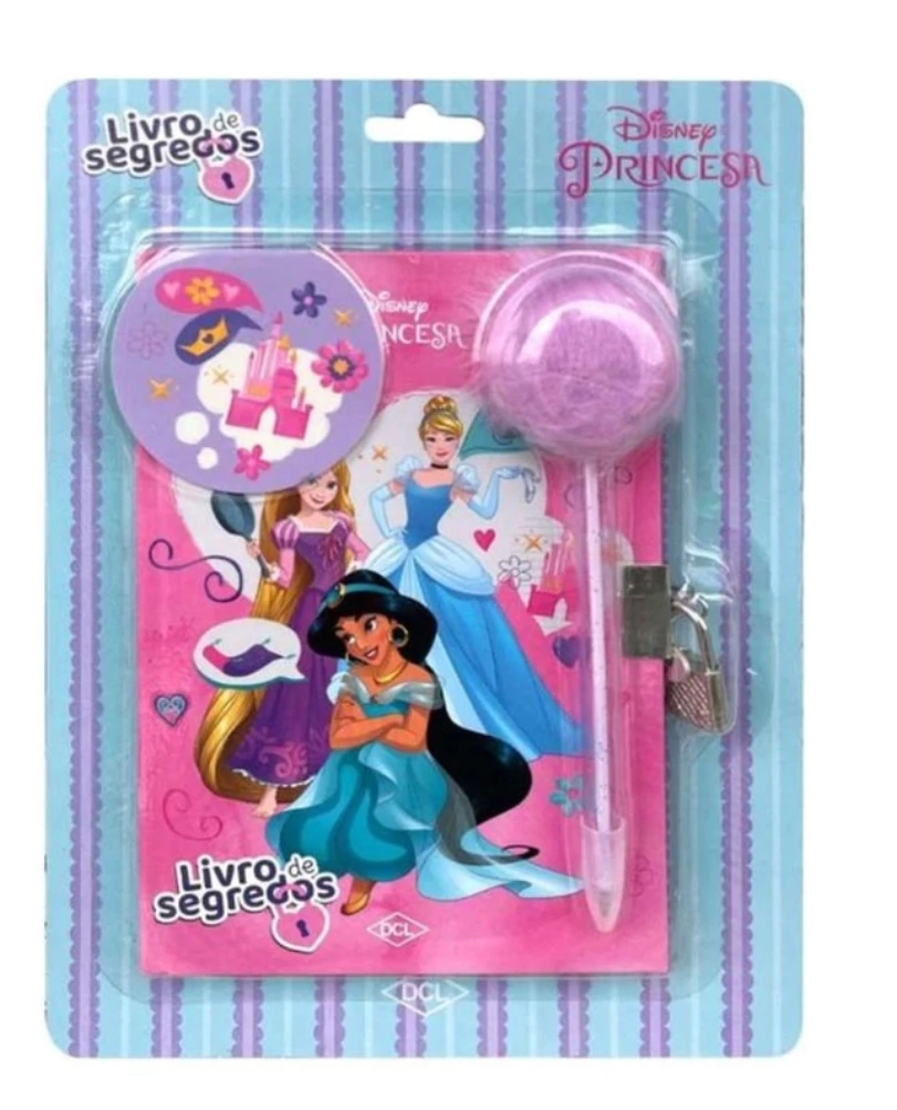 Livro De Segredos Diário Infantil DCL Com Atividades Educativo