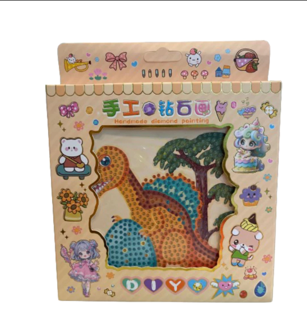 Kit Cartela de Pintura Diamante - Diamond Painting 15cm x 15cm.