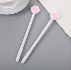 Caneta Gel Pata De Gato Fofo 0.5mm - Ebony Papelaria Criativa 