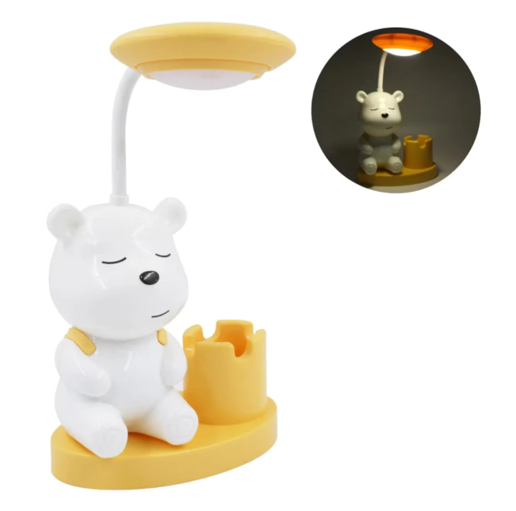 Luminária de Mesa Infantil Urso Apontador