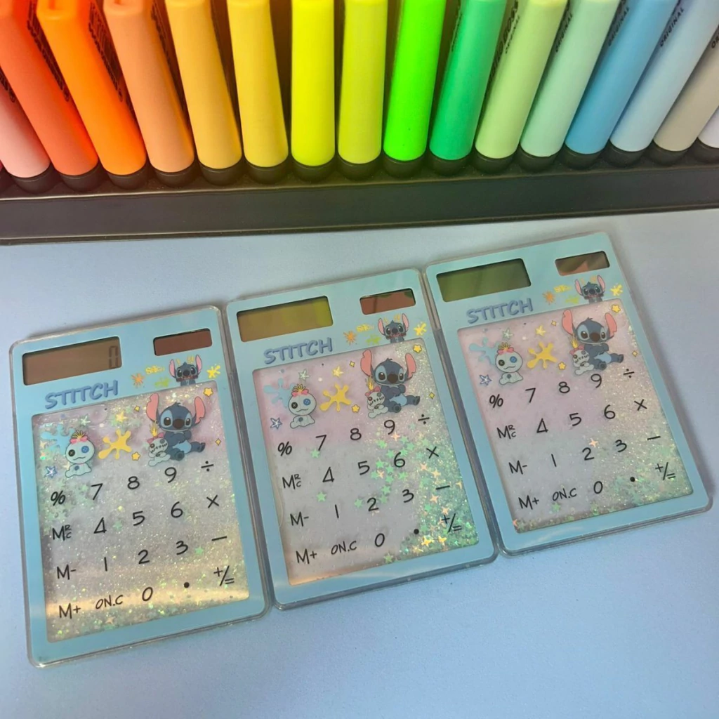 Calculadora Touch Transparente Solar - Stitch