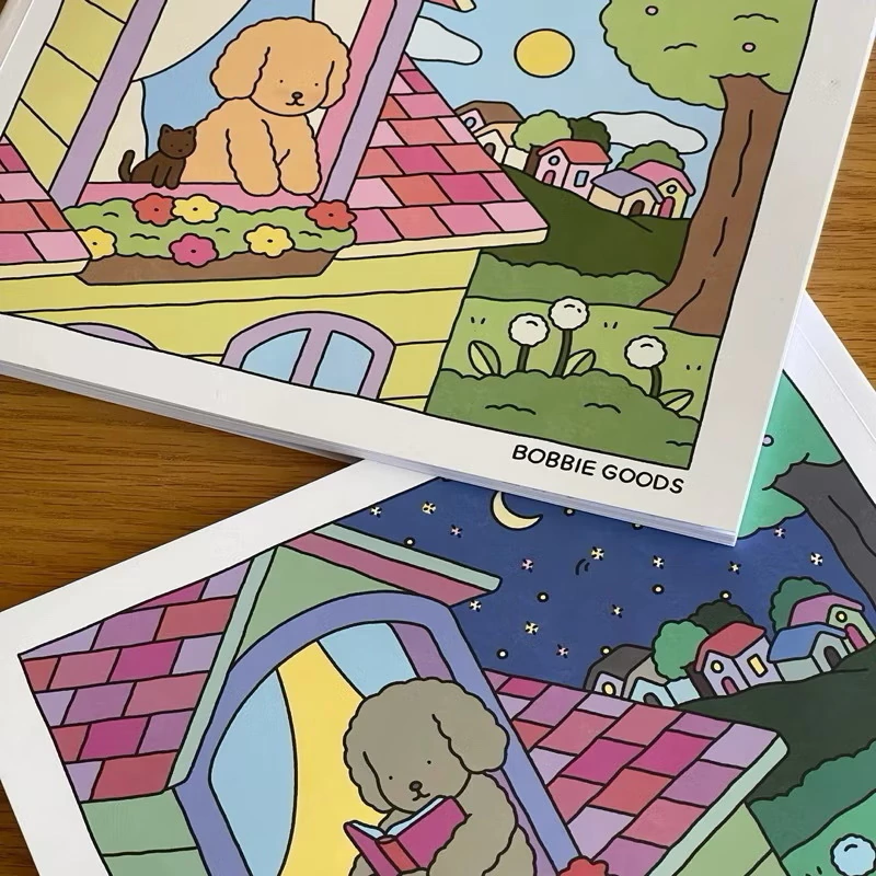 Livro de colorir Bobbie Goods - Do dia para a noite(Day tô Nigth)