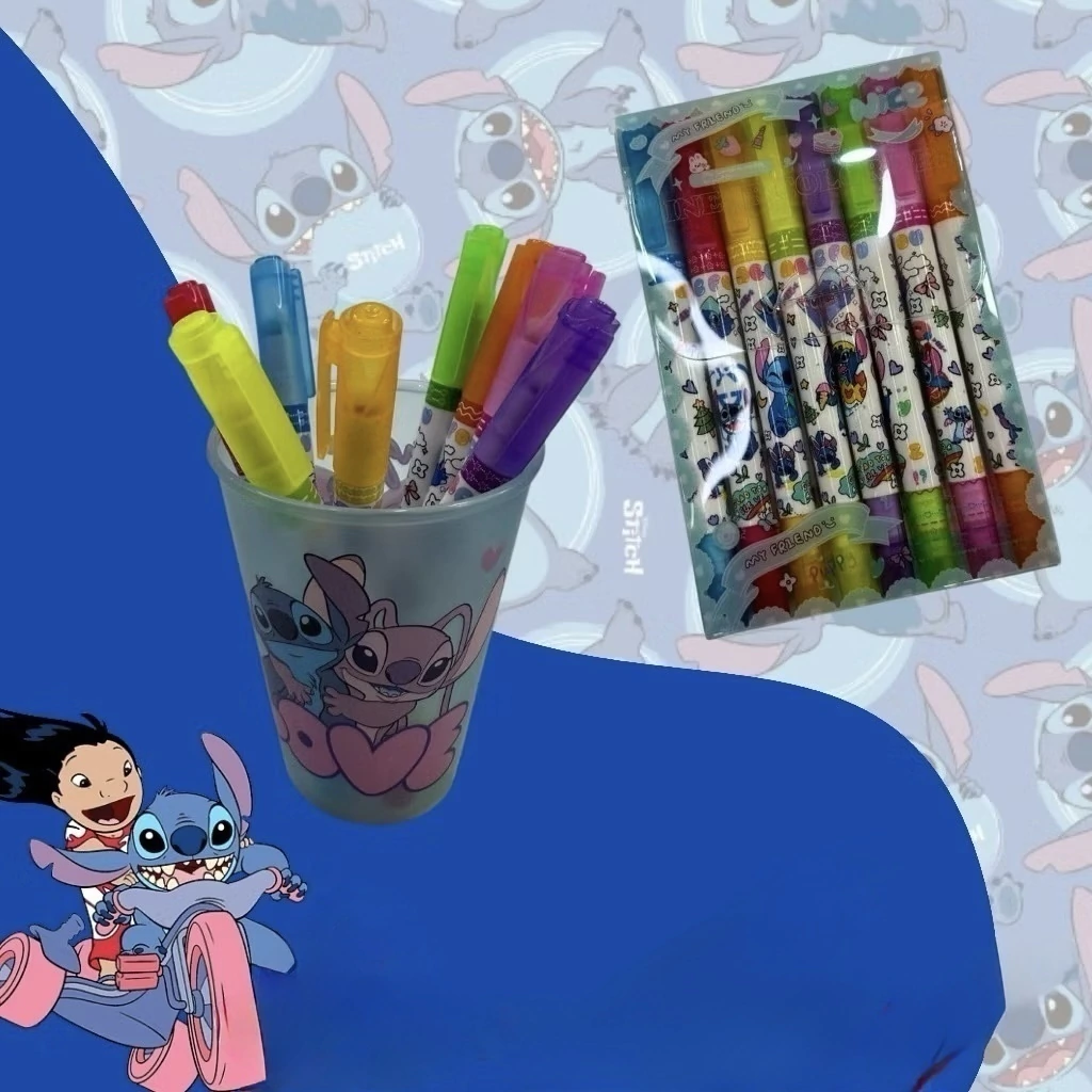 ￼CANETINHA HIDROGRÁFICA COM CARIMBO STITCH
