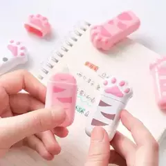 Corretivo em Fita Patinha de Gatinho Transparente Fofo Kawaii - comprar online