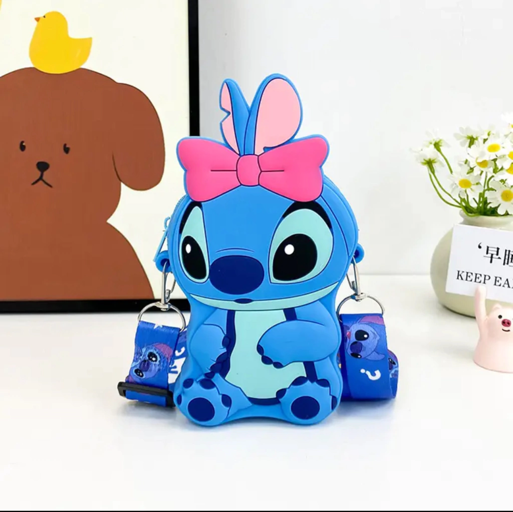 Mini Bolsinha em Silicone Stitch