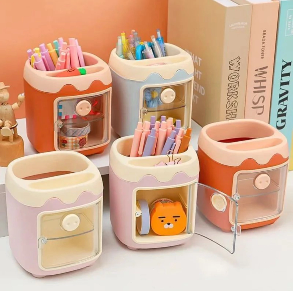 ￼ORGANIZADOR MULTIUSO DE MESA PARA CANETAS PINCEIS E DIVERSOS