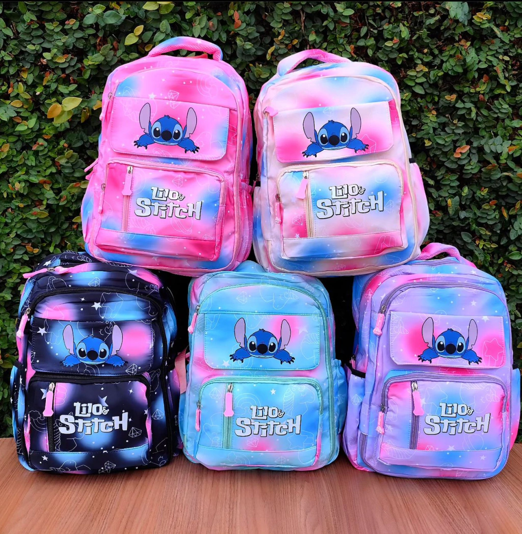 Mochila Grande Lilo e Stitich