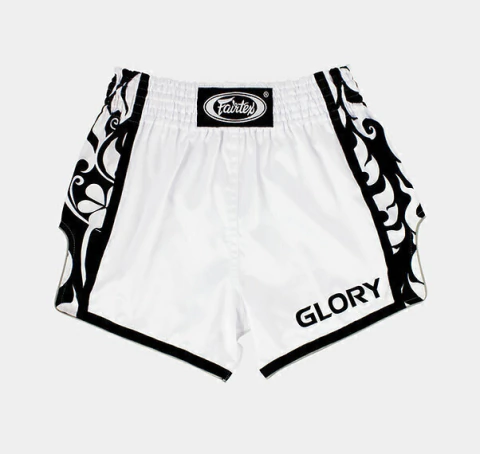 Short MMA BSG3 - Glory - Blanco/Negro - comprar online