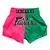 Short Muay Thai BS1911 - Rosa/Verde - comprar online