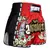 Short Muay Thai Red Twin Tiger estilo retro TUF-MSC122-RED - tienda online