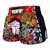 Short Muay Thai Red Dragon and Tiger estilo retro TUF-MRS204-RED en internet