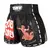 Short Muay Thai Flying Hanuman Raising The Flag estilo retro TUF-MSC102-BLK en internet