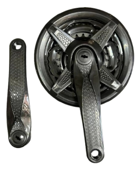 PEDIVELA TRIPLO 24/34/42D GTS S/LOGO MOD. COLMEIA NYLON (REDUZ.) C/ PROTETOR - PRETO - comprar online