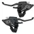 ALAV CAMBIO RAPID FIRE C/ MANETE GTS TIPO ALTUS [3X08V] - PRETO
