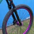 Bicicleta Alumínio Aro 26 GTA Gravity, Pedivela Integrado, Relação Single, Freio Hidraulico, Quadro 13,5" - Verde com Roxo - comprar online