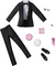 Barbie Clothes, Groom Fashion Pack for Ken Doll on Wedding Day, Tuxedo with Accessories for Complete Look - loja online