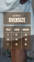 BERMUDA OVERSIZE - CRUDO - comprar online