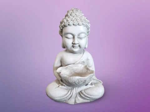 Imagen resina Bebe zen 30 cm _ B38